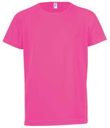 SOL'S Kids Sporty T-Shirt | Neon Pink thumbnail 1