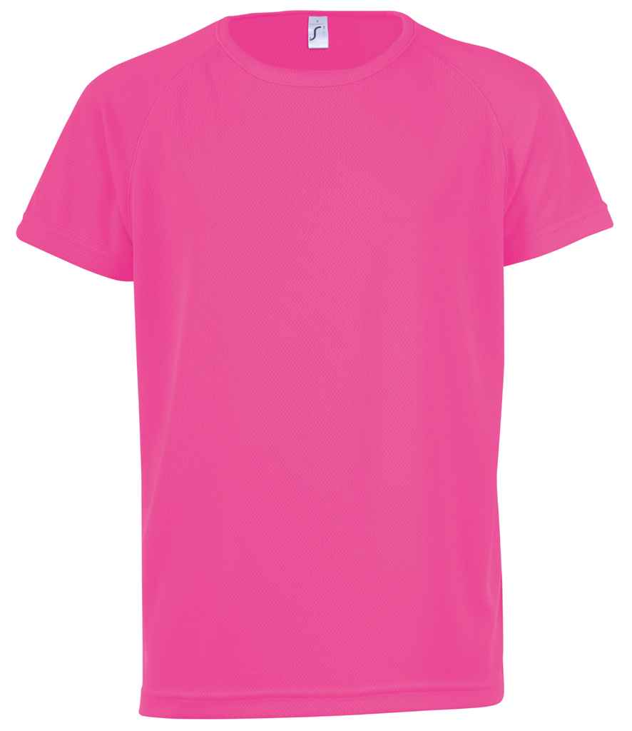 SOL'S Kids Sporty T-Shirt | Neon Pink