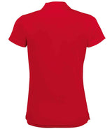 SOL'S Ladies Performer Piqué Polo Shirt | Red thumbnail 2