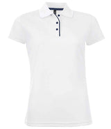 SOL'S Ladies Performer Piqué Polo Shirt | White thumbnail 1