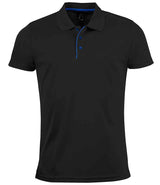 SOL'S Performer Piqué Polo Shirt | Black thumbnail 1