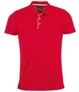 SOL'S Performer Piqué Polo Shirt | Red thumbnail 1