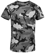 SOL'S Camo T-Shirt | Grey Camo thumbnail 1