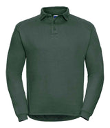 Russell Athletic Heavy Duty Collar Sweatshirt | Bottle Green thumbnail 4