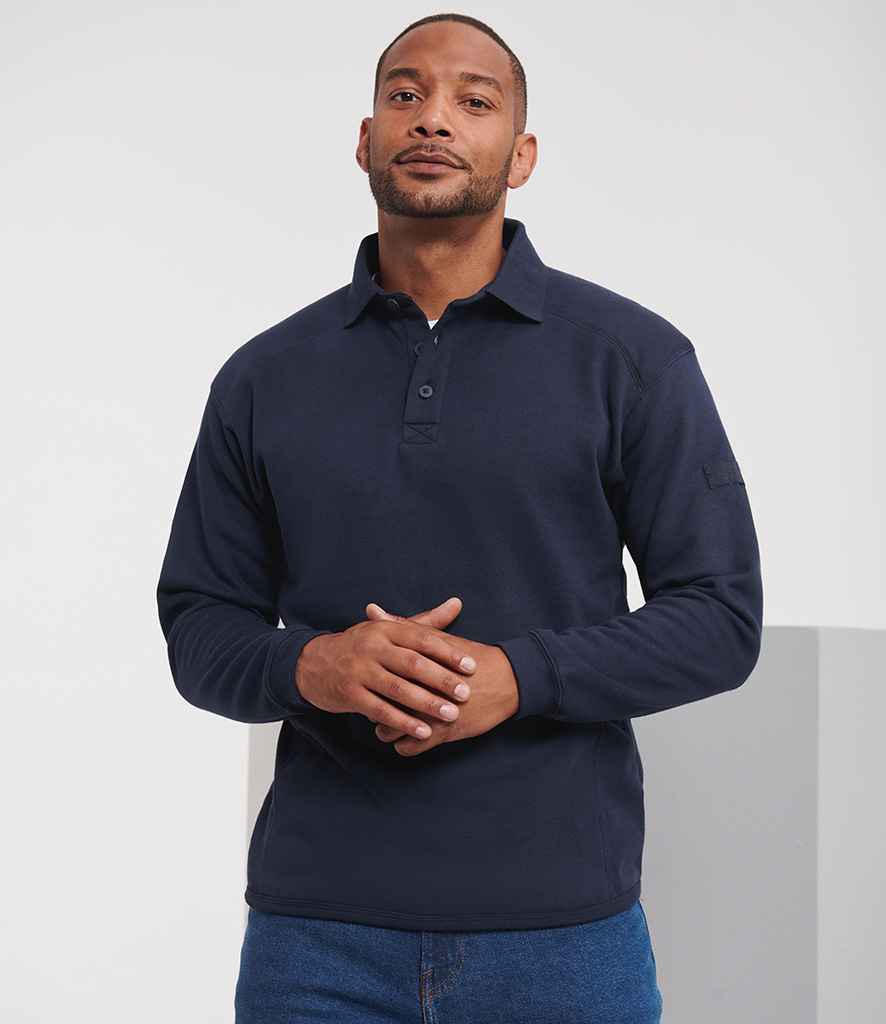Russell Athletic Heavy Duty Collar Sweatshirt | French Navy