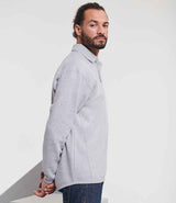 Russell Athletic Heavy Duty Collar Sweatshirt | Light Oxford thumbnail 3