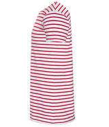 SOL'S Miles Striped T-Shirt | White/Red thumbnail 5