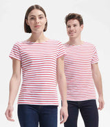 SOL'S Miles Striped T-Shirt | White/Red thumbnail 2