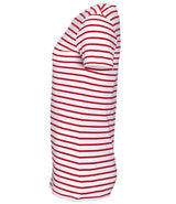 SOL'S Ladies Miles Striped T-Shirt | White/Red thumbnail 5