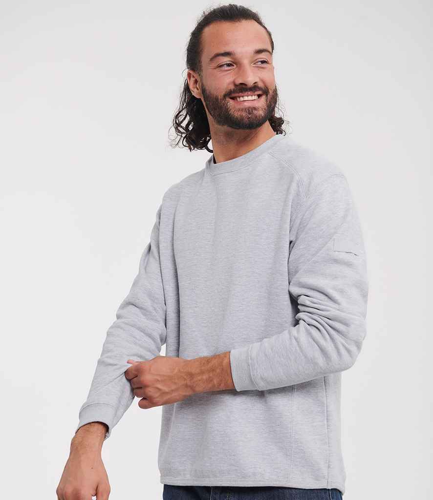 Russell Athletic Heavyweight Sweatshirt | Light Oxford