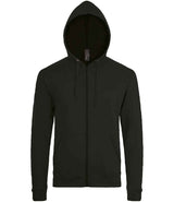 SOL'S Stone Zip Hooded Sweatshirt | Black thumbnail 1
