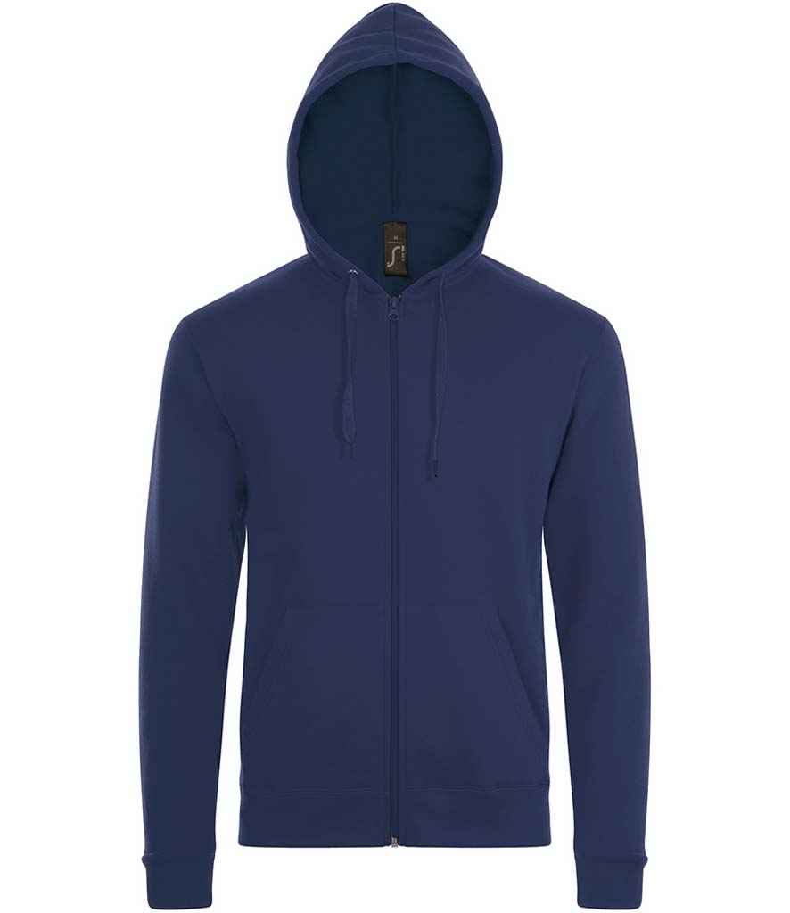 SOL'S Stone Zip Hooded Sweatshirt | French Navy