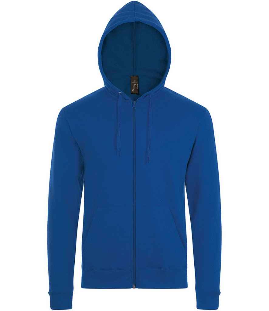 SOL'S Stone Zip Hooded Sweatshirt | Royal Blue
