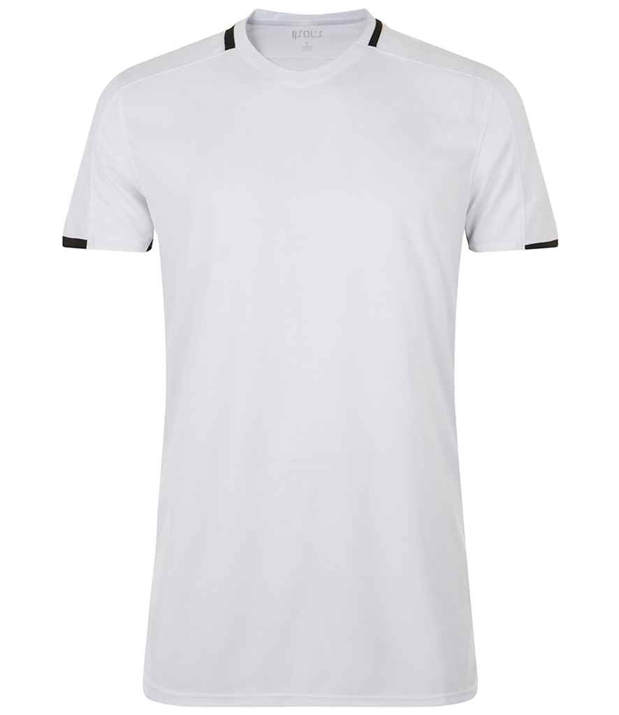 SOL'S Classico Contrast T-Shirt | White/Black
