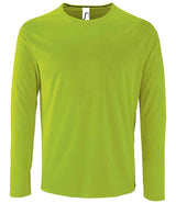 SOL'S Sporty Long Sleeve Performance T-Shirt | Neon Green thumbnail 1