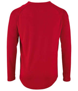 SOL'S Sporty Long Sleeve Performance T-Shirt | Red thumbnail 2
