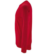 SOL'S Sporty Long Sleeve Performance T-Shirt | Red thumbnail 3