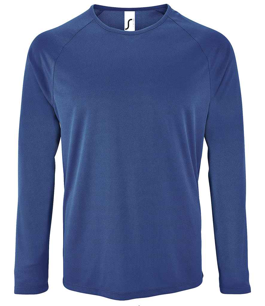 SOL'S Sporty Long Sleeve Performance T-Shirt | Royal Blue