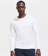 SOL'S Sporty Long Sleeve Performance T-Shirt | White thumbnail 1