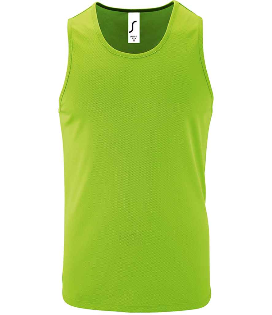 SOL'S Sporty Performance Tank Top | Neon Green