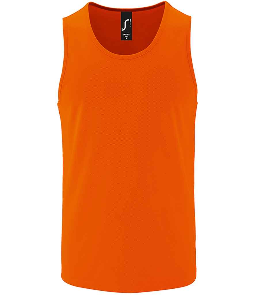 SOL'S Sporty Performance Tank Top | Neon Orange