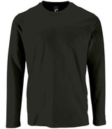SOL'S Imperial Long Sleeve T-Shirt | Deep Black thumbnail 1