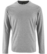 SOL'S Imperial Long Sleeve T-Shirt | Grey Marl thumbnail 1