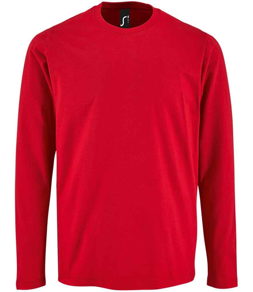 SOL'S Imperial Long Sleeve T-Shirt | Red