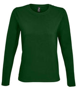 SOL'S Ladies Imperial Long Sleeve T-Shirt | Bottle Green thumbnail 1