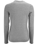 SOL'S Ladies Imperial Long Sleeve T-Shirt | Grey Marl thumbnail 2