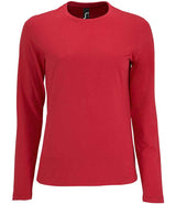 SOL'S Ladies Imperial Long Sleeve T-Shirt | Red thumbnail 1