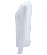 SOL'S Ladies Imperial Long Sleeve T-Shirt | White thumbnail 3
