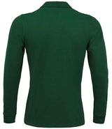 SOL'S Perfect Long Sleeve Piqué Polo Shirt | Bottle Green thumbnail 2