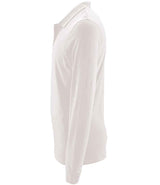 SOL'S Perfect Long Sleeve Piqué Polo Shirt | White thumbnail 3