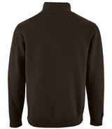 SOL'S Stan Contrast Zip Neck Sweatshirt | Black thumbnail 3