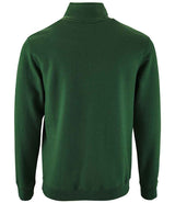 SOL'S Stan Contrast Zip Neck Sweatshirt | Bottle Green thumbnail 2
