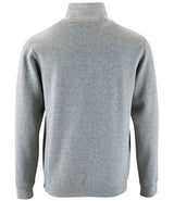 SOL'S Stan Contrast Zip Neck Sweatshirt | Grey Marl thumbnail 2