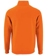 SOL'S Stan Contrast Zip Neck Sweatshirt | Orange thumbnail 2