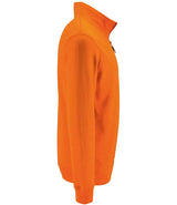 SOL'S Stan Contrast Zip Neck Sweatshirt | Orange thumbnail 3