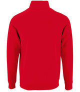 SOL'S Stan Contrast Zip Neck Sweatshirt | Red thumbnail 2