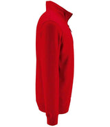 SOL'S Stan Contrast Zip Neck Sweatshirt | Red thumbnail 3