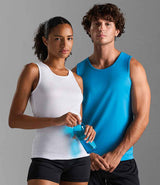 SOL'S Ladies Sporty Performance Tank Top | White thumbnail 2