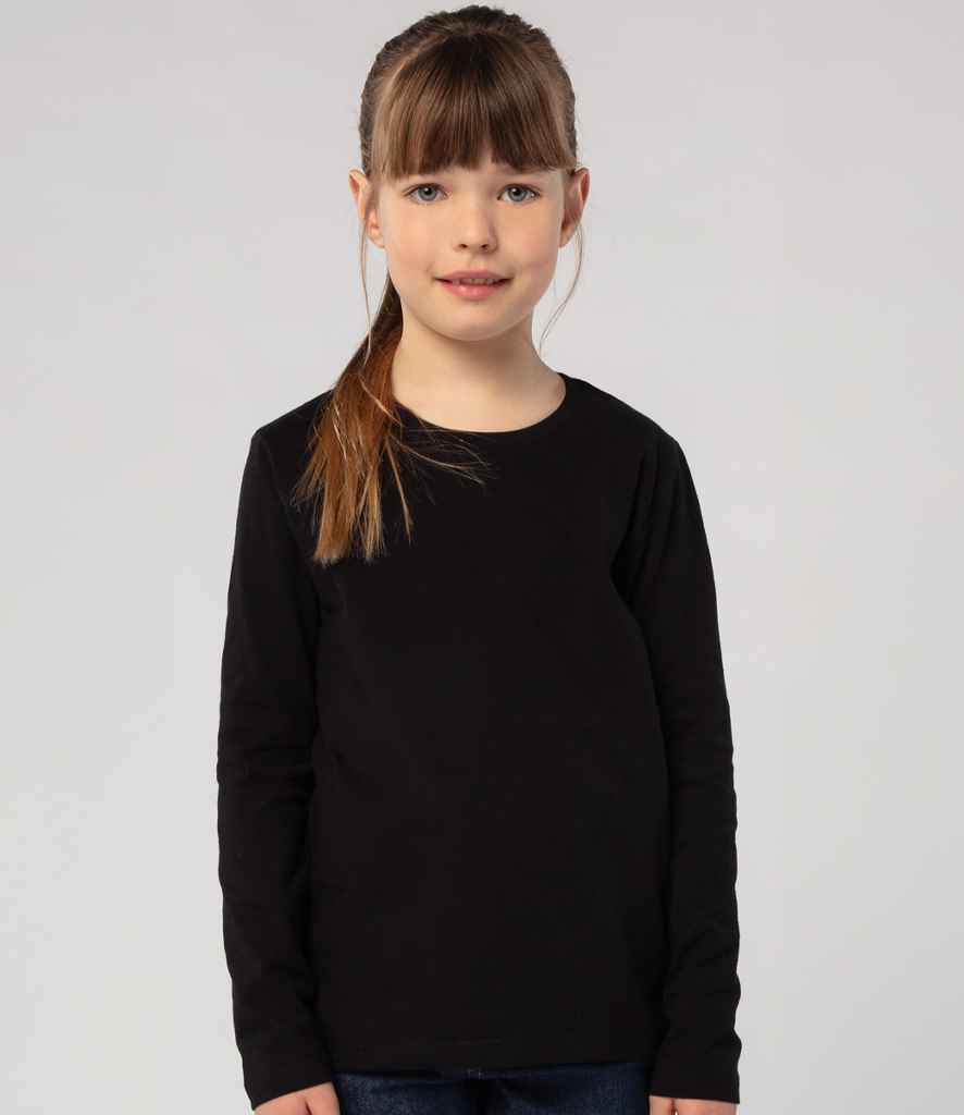 SOL'S Kids Imperial Long Sleeve T-Shirt | Deep Black