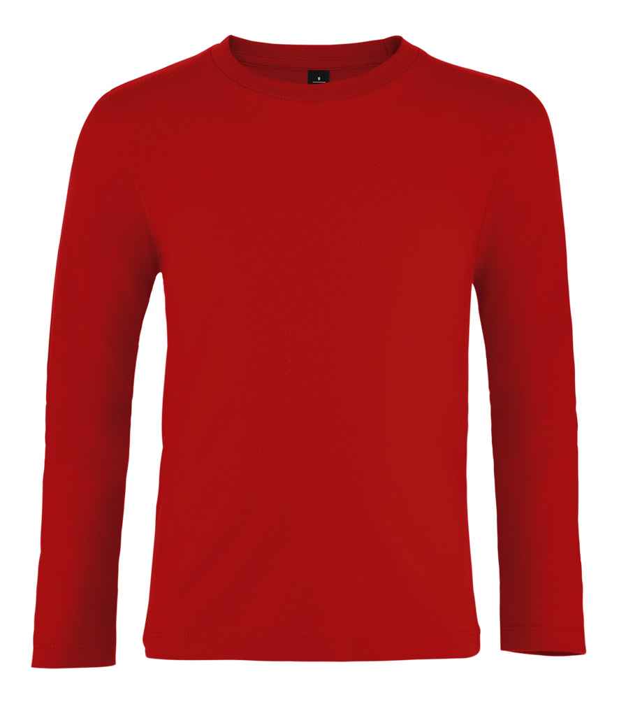 SOL'S Kids Imperial Long Sleeve T-Shirt | Red