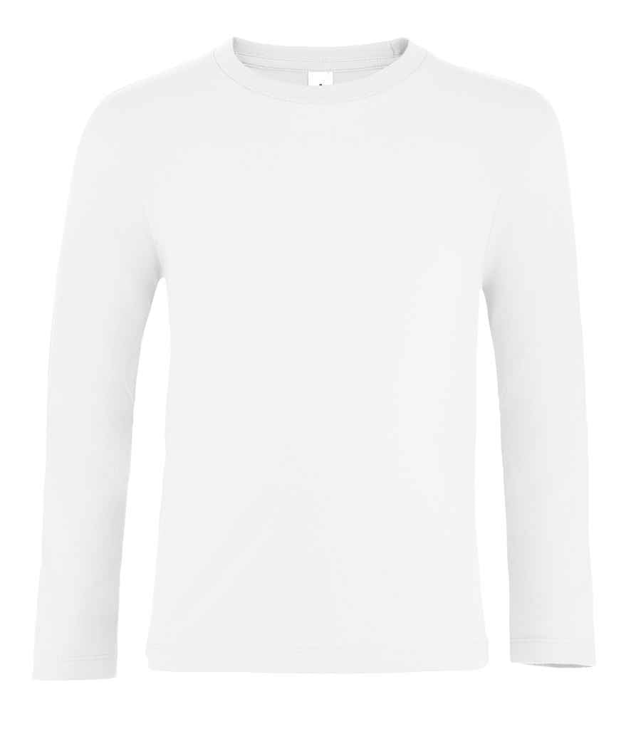 SOL'S Kids Imperial Long Sleeve T-Shirt | White