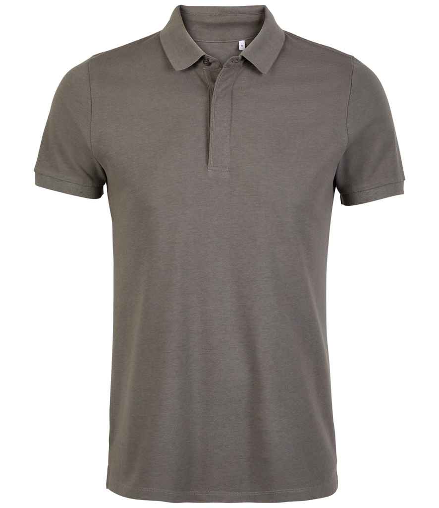 NEOBLU Owen Piqué Polo Shirt | Soft Grey