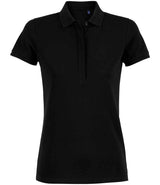 NEOBLU Ladies Owen Piqué Polo Shirt | Deep Black thumbnail 2