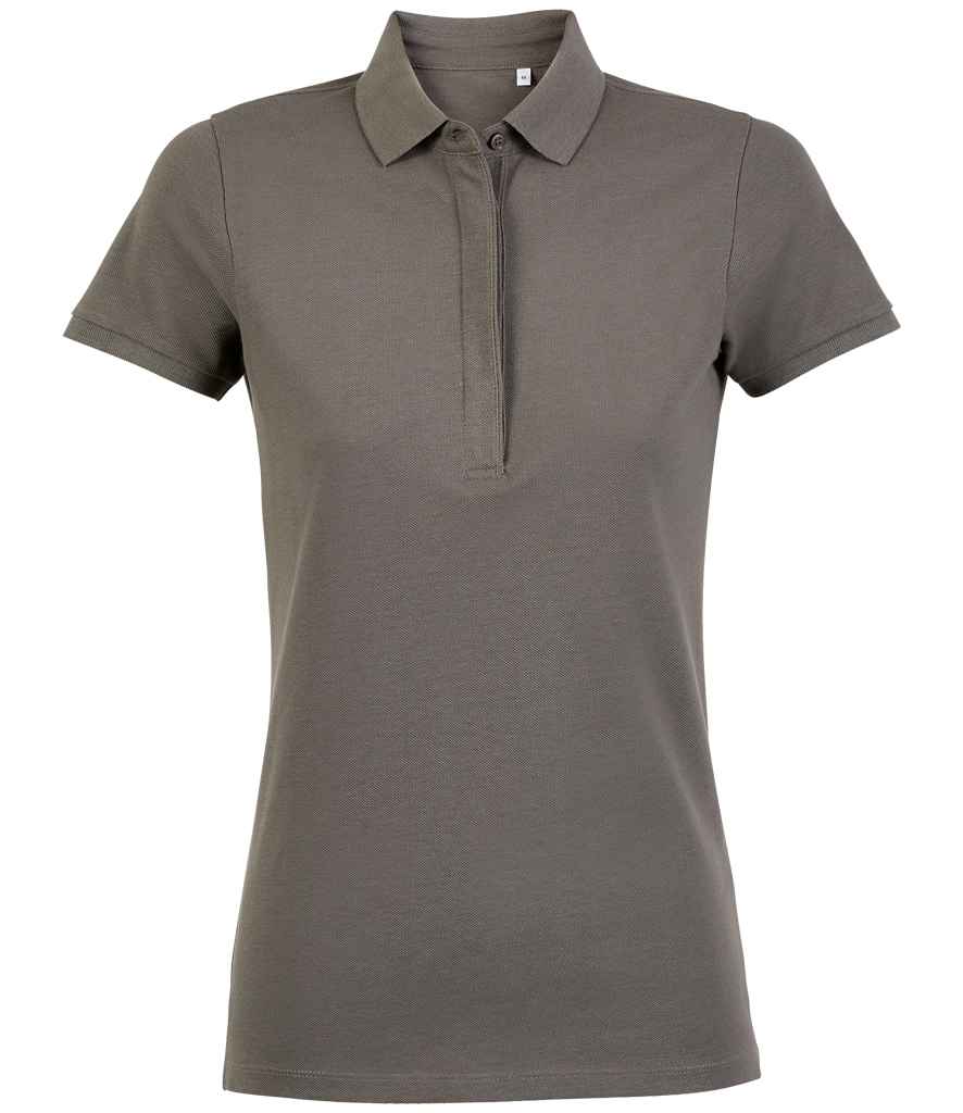 NEOBLU Ladies Owen Piqué Polo Shirt | Soft Grey