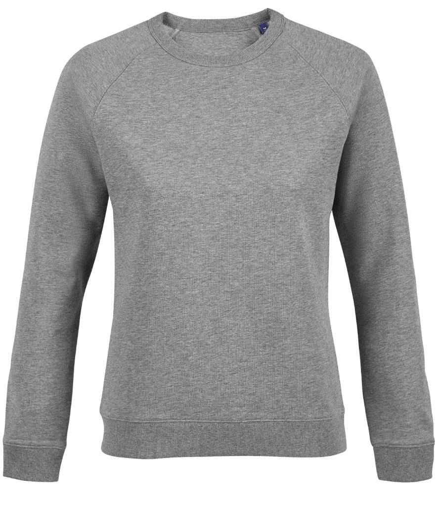 NEOBLU Ladies Nelson French Terry Sweatshirt | Grey Marl