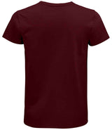 SOL'S Pioneer Organic T-Shirt | Burgundy thumbnail 3
